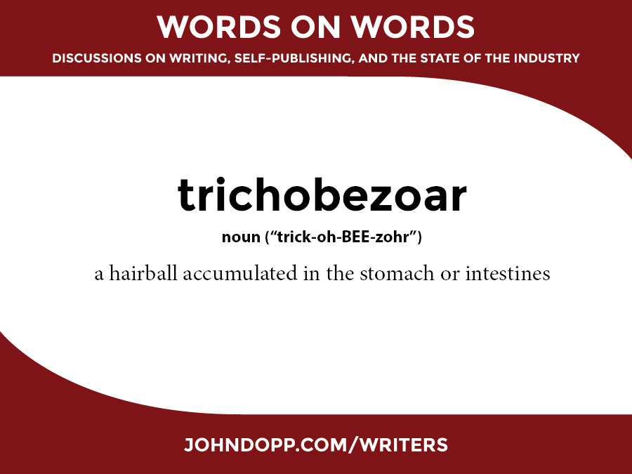 cat language: trichobezoar